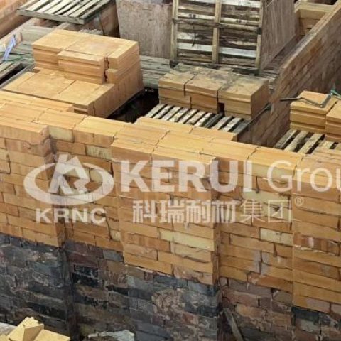 内蒙焙烧炉施工现场